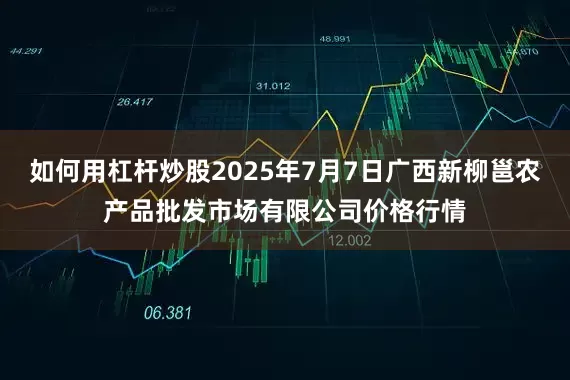 如何用杠杆炒股2025年7月7日广西新柳邕农产品批发市场有限公司价格行情